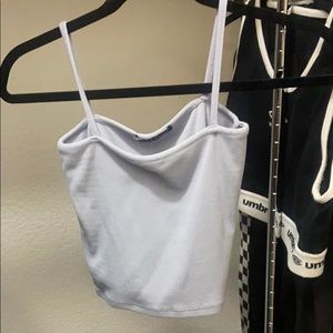 Brandy Melville crop top- light blue